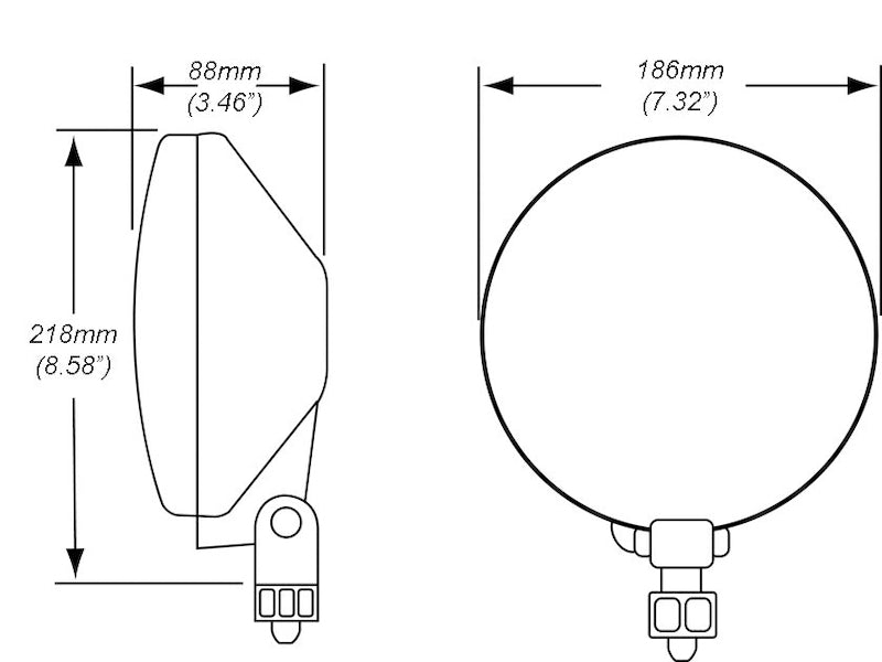 Hella 700FF H3 12V/55W Halogen Driving Lamp Kit